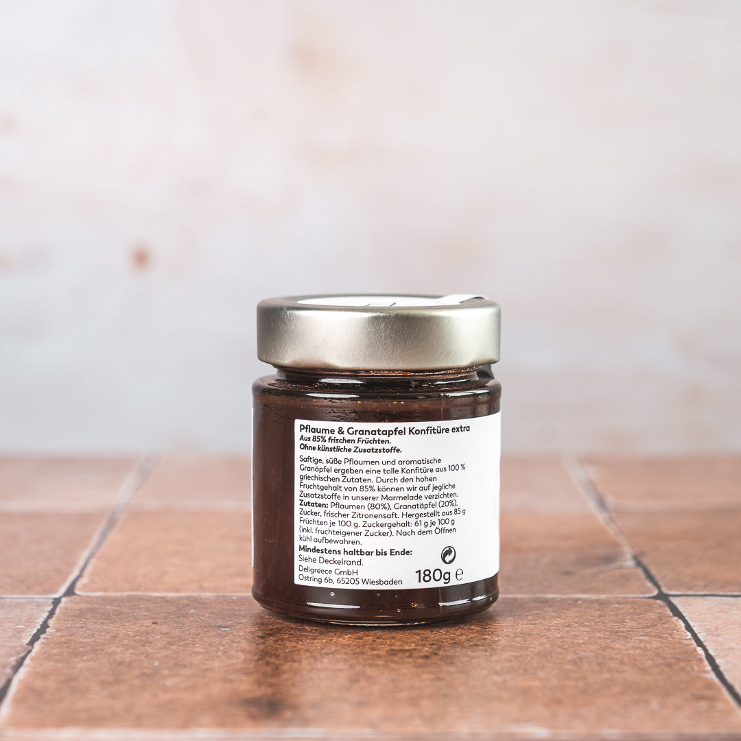 Pflaume-Granatapfel Konfitüre Extra 85%